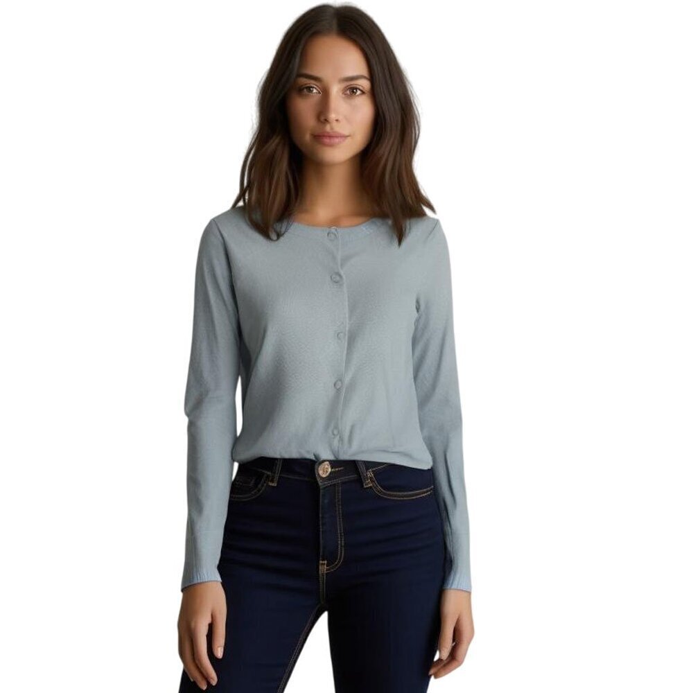 New York & Company Light Button Up Cardigan Sweater Size M